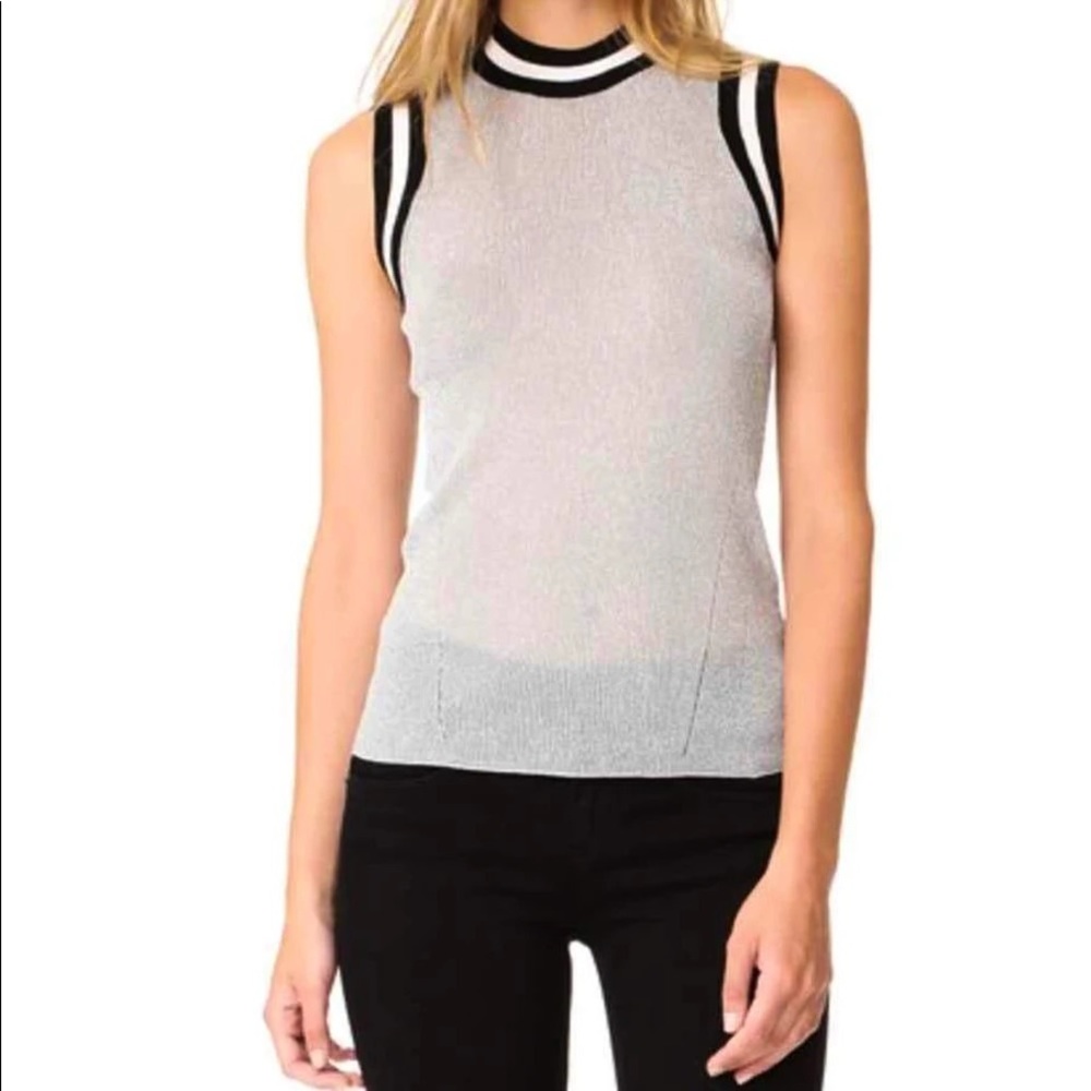 Rag & Bone Priya Silver Tank Top XXS